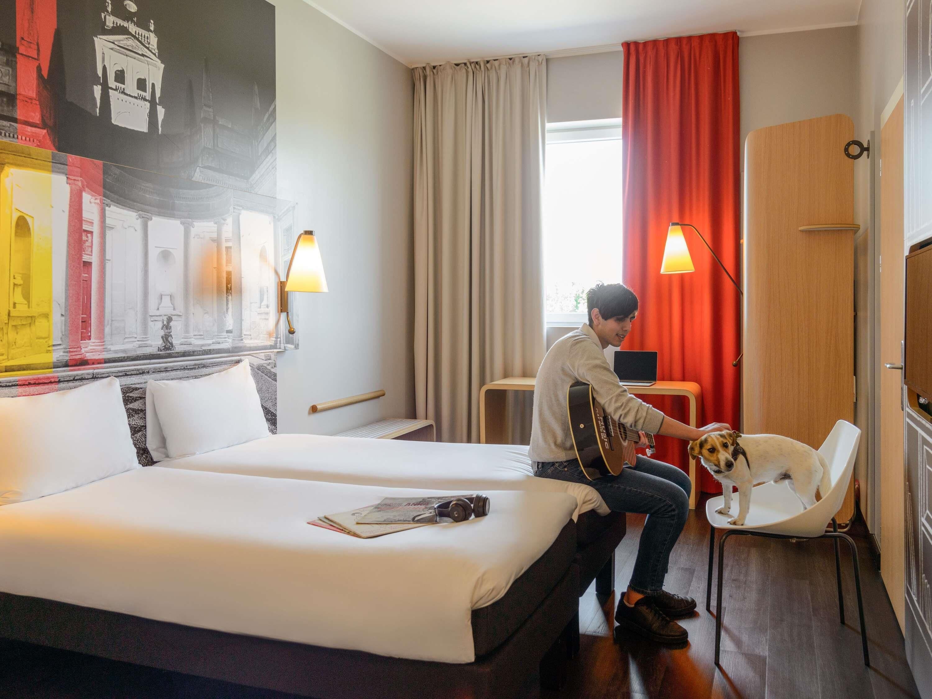 down duvets, pillow-top beds, in-room safe, desk