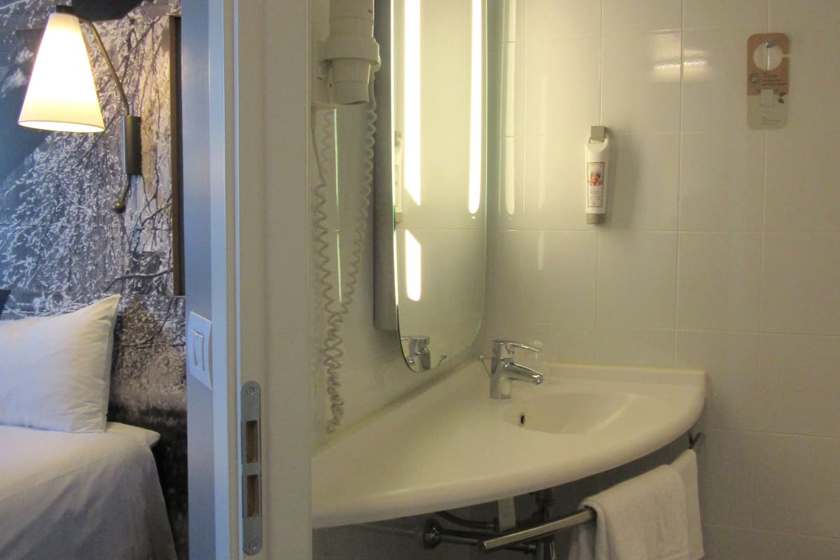 room, 1 double bed | bathroom | shower, eco-friendly toiletries, hair dryer, bidet