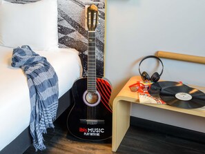 Edredón, camas con pillow-top y caja de seguridad en la habitación 