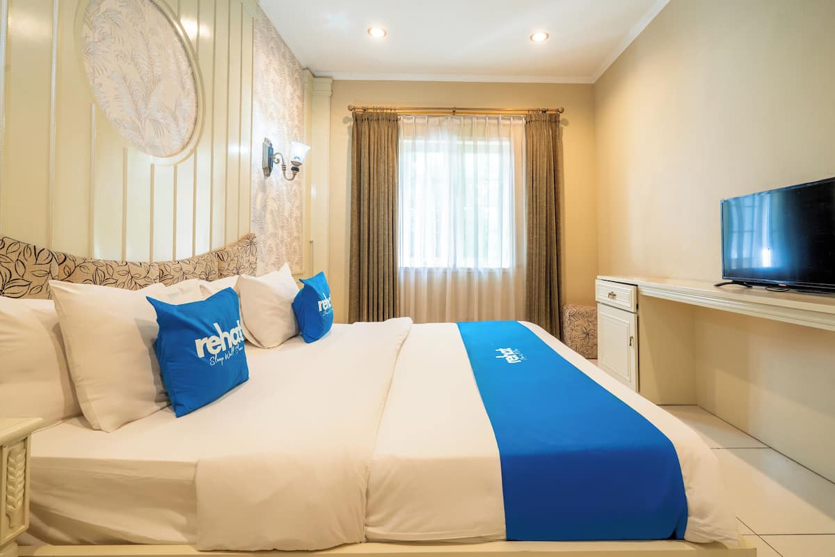 ห้องดีลักซ์ดับเบิล | มินิบาร์, โต๊ะทำงาน, Wi-Fi ฟรี