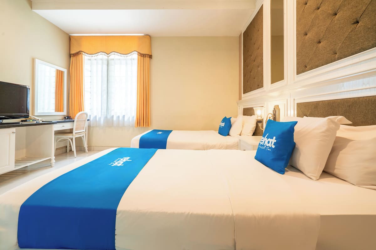 Phòng 2 giường đơn Premium | Minibar, bàn, truy cập Internet không dây miễn phí