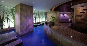 Turkish bath/hammam, body treatments, hydrotherapy, facials, reflexology