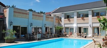 Piscina externa sazonal