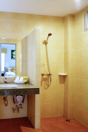 別墅, 3 間臥室, 私人泳池 | 浴室 | 淋浴/浴缸二合一、全浸式浴缸、免費盥洗用品、吹風機