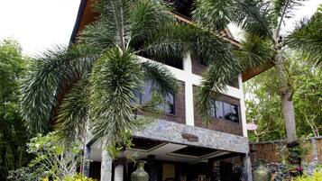 Façade de l’hébergement