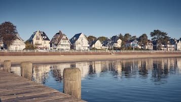 Accommodatie ligt op het strand