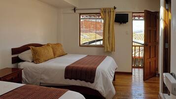 Classic Triple Room, Multiple Beds | 1 bedroom, Frette Italian sheets, premium bedding, down comforters