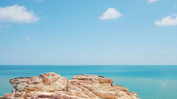 Beach nearby, white sand