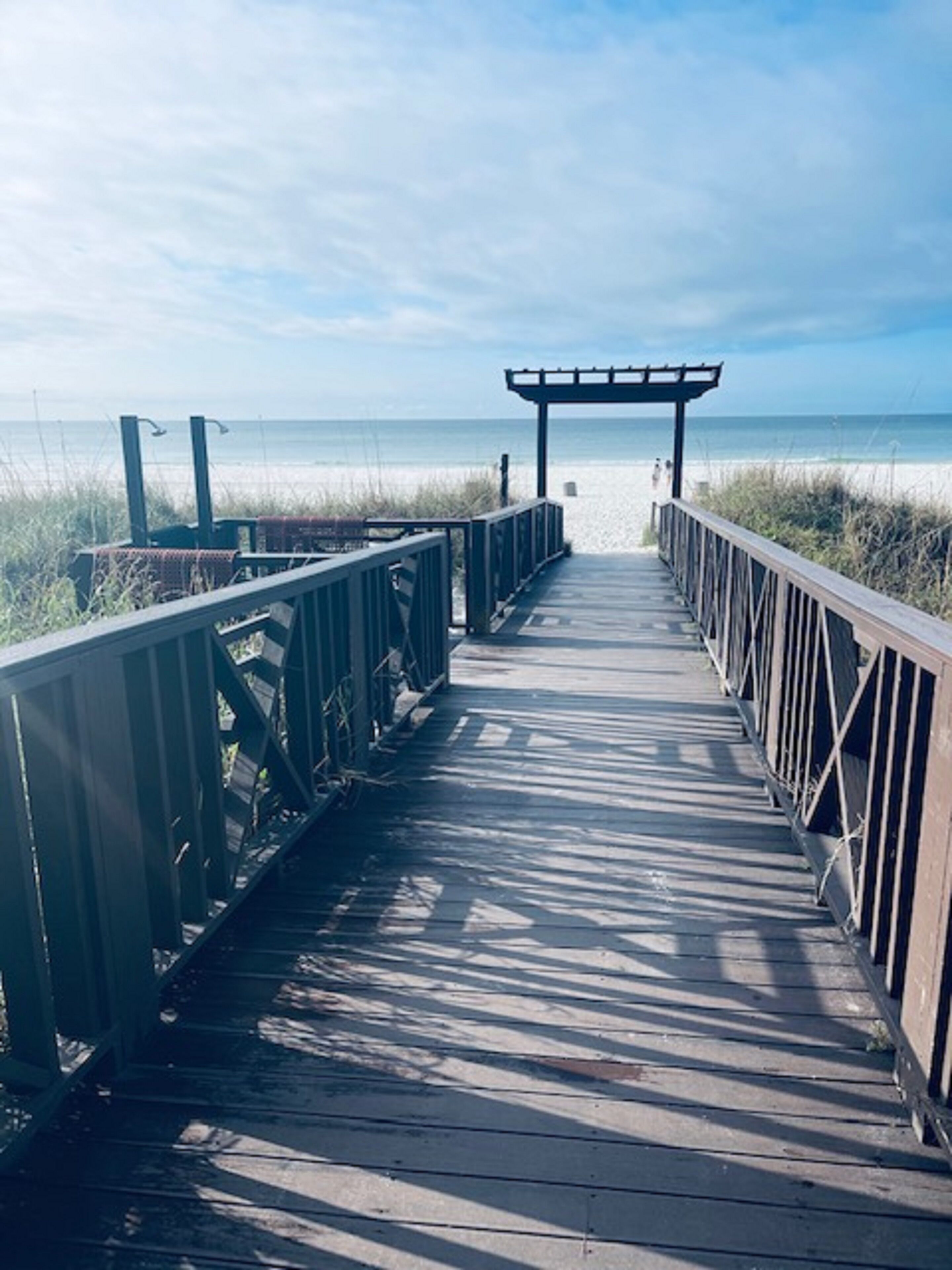 Vue sur la plage ou l’océan