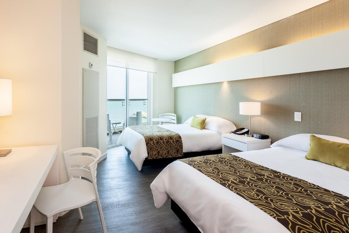 1 slaapkamer, luxe beddengoed, een minibar, een kluis op de kamer