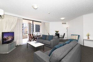 公寓, 1 間臥室 | 起居區 | 42-吋 LCD 液晶電視、數位頻道、電視