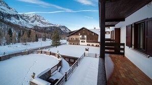 Blick vom Balkon