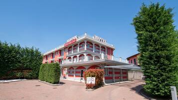 Fassade der Unterkunft