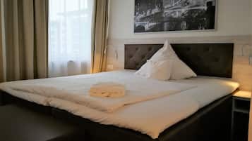 Classic-Einzelzimmer | Allergikerbettwaren, Daunenbettdecken, Pillowtop-Betten, Zimmersafe