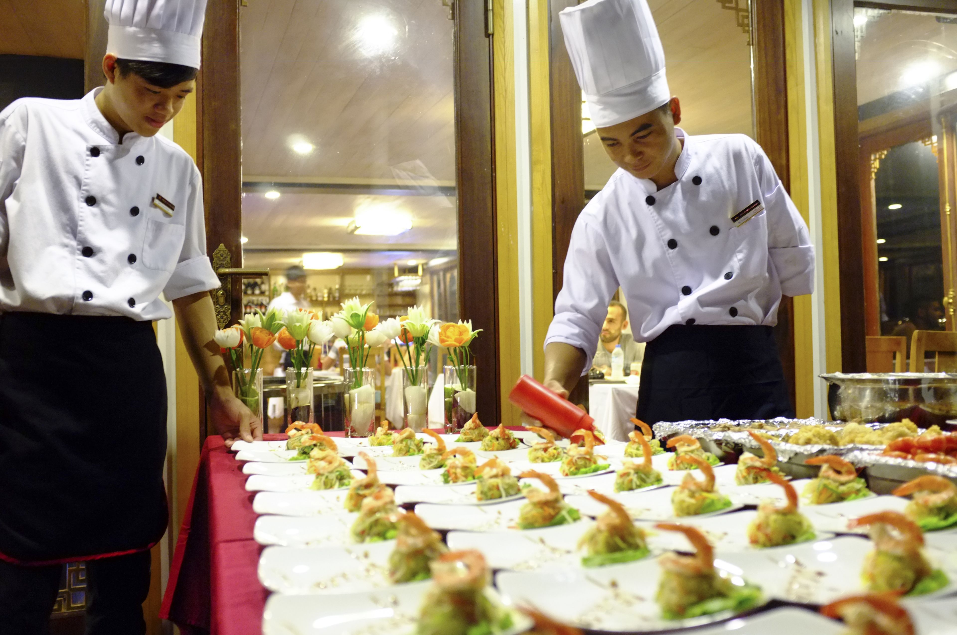 Breakfast, lunch, dinner served; international cuisine 