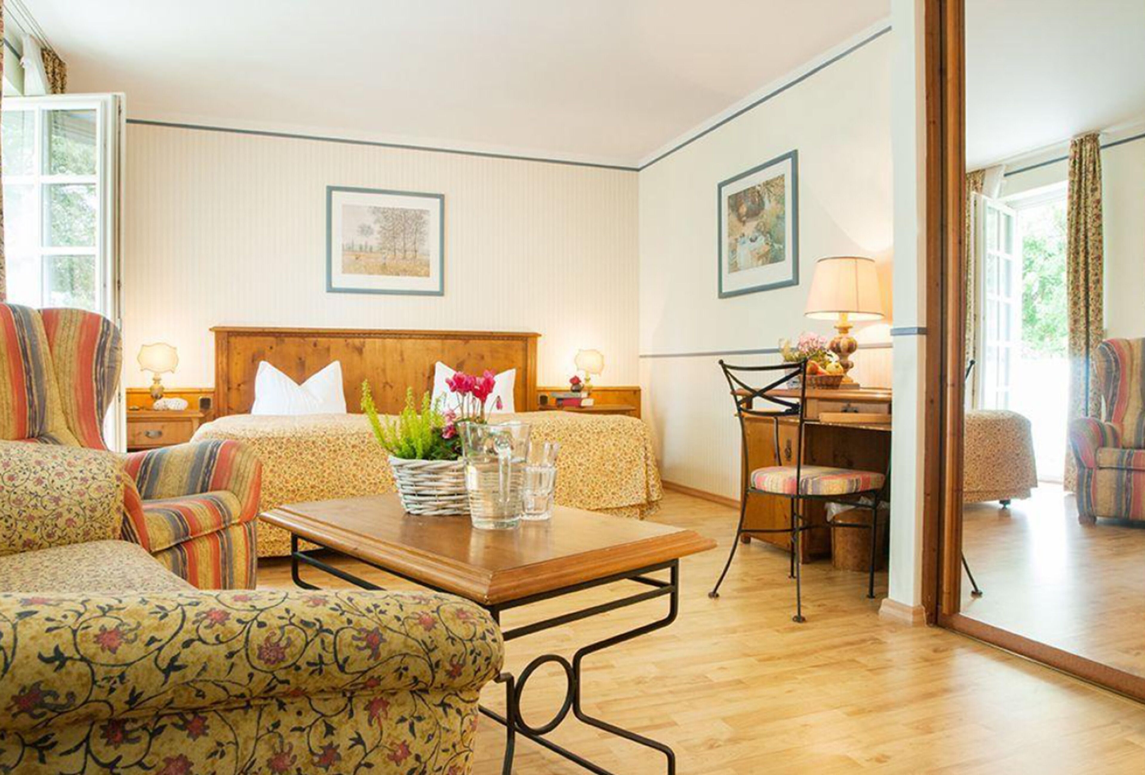 Individually furnished, desk, blackout curtains, iron/ironing board