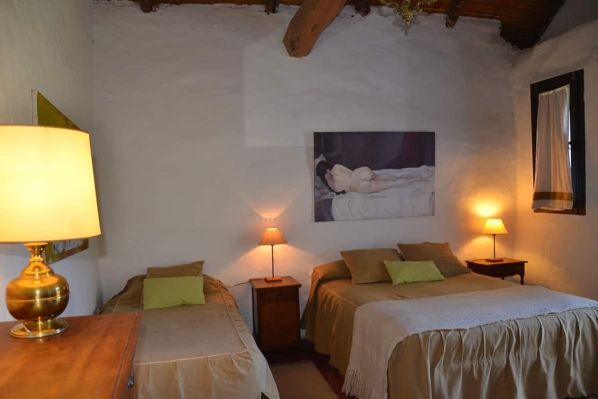 triple room | premium bedding, down duvets, individually decorated
