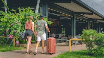 Mostrador para check-in y check-out