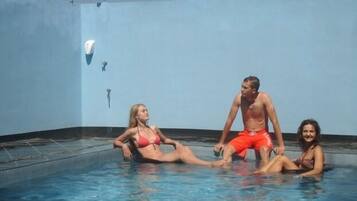 Indoor pool, outdoor pool