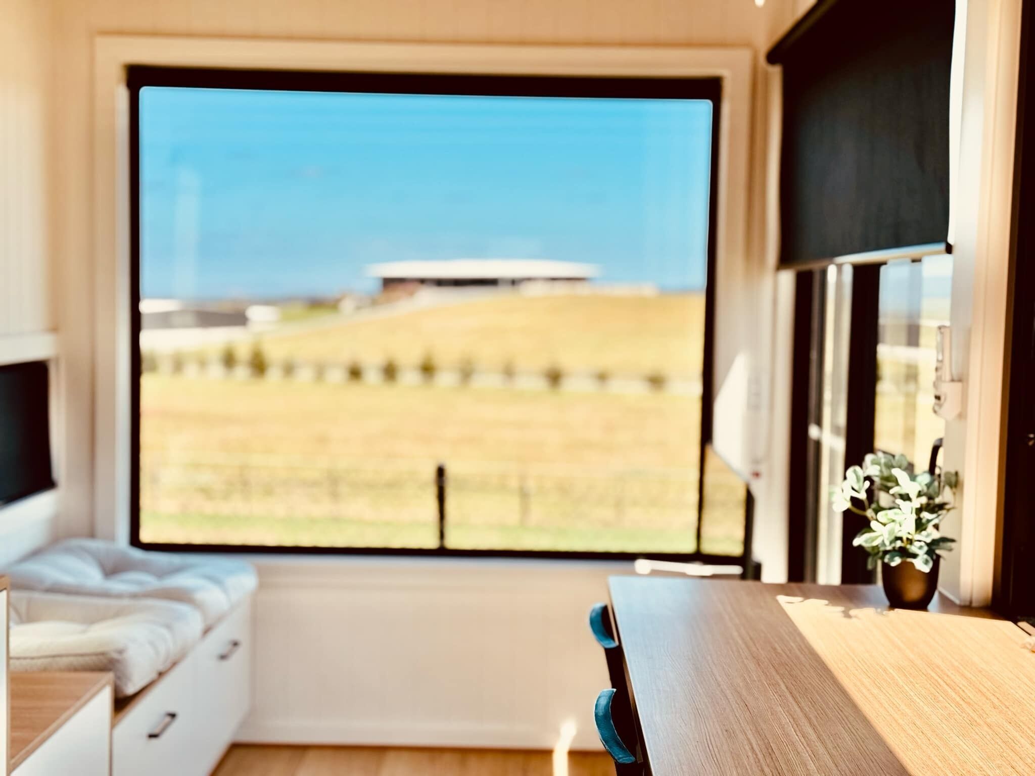 luxury cabin, non smoking, valley view | living area | 32-inch lcd tv with digital channels, tv