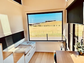 Luxury Cabin, Non Smoking, Valley View | Living area | 32-inch LCD TV with digital channels, TV