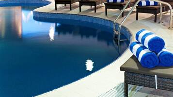 Indoor pool, outdoor pool