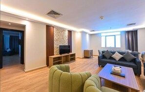 42-inch LCD TV with satellite channels, TV