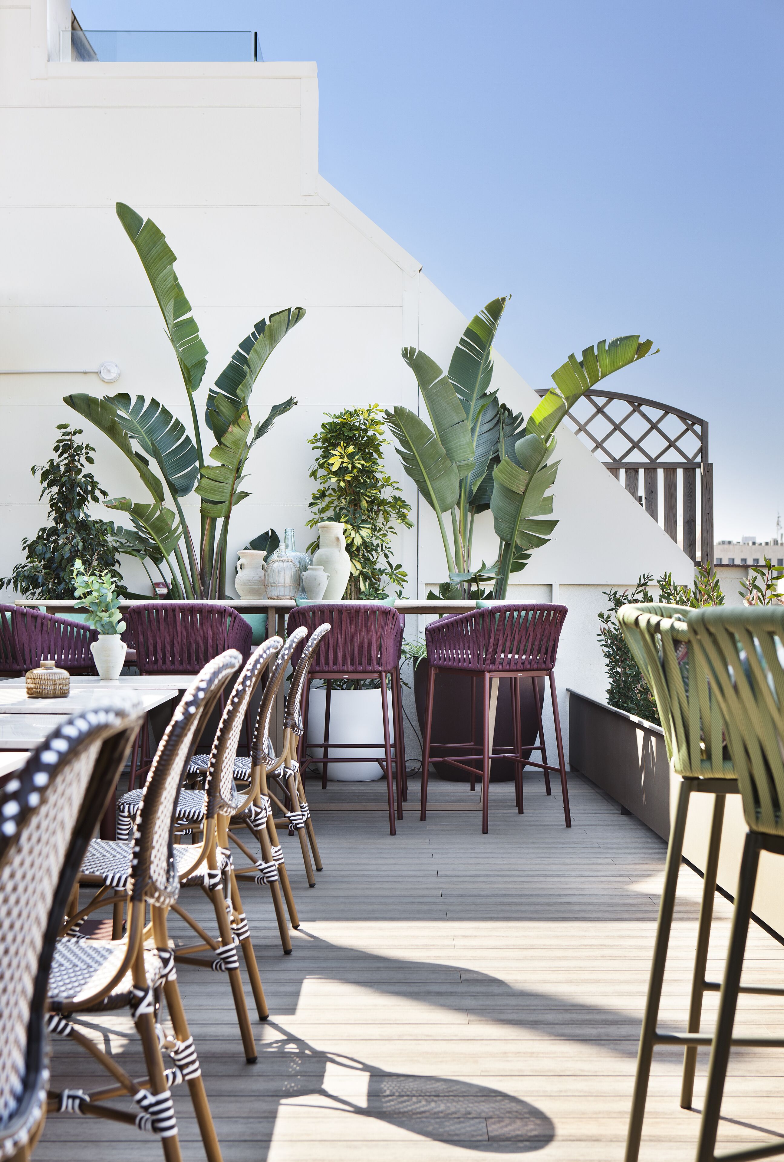 Terraza en la azotea