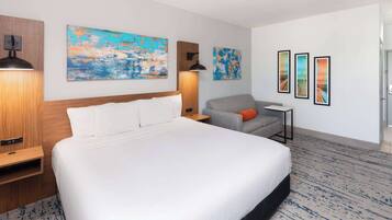 Premium bedding, pillow-top beds, desk, iron/ironing board