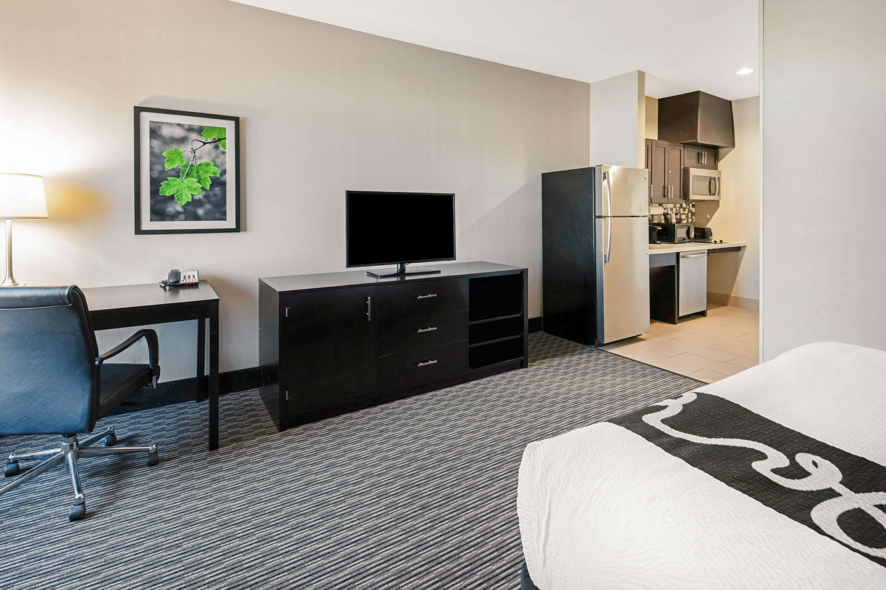 Premium bedding, pillow-top beds, desk, iron/ironing board