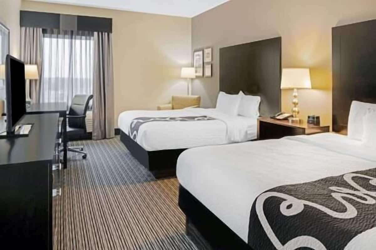 Premium bedding, pillow-top beds, desk, iron/ironing board