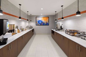 Free daily self-serve breakfast