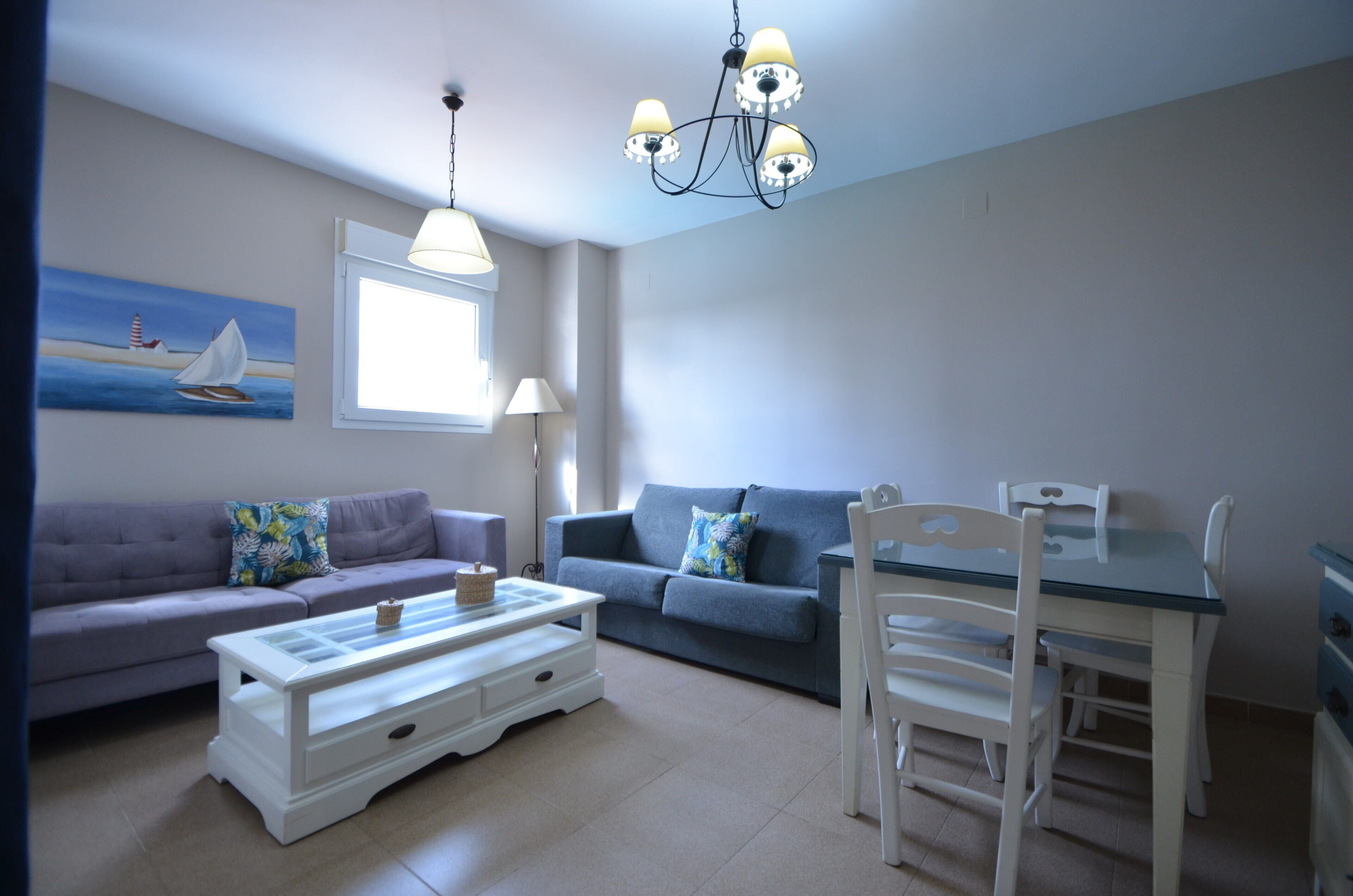Standard Apartment, 2 Bedrooms | Living area | 45-inch flat-screen TV with satellite channels, TV