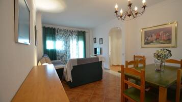 Apartment, 3 Bedrooms | Living area