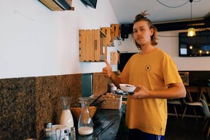 Daily buffet breakfast (EUR 2 per person)
