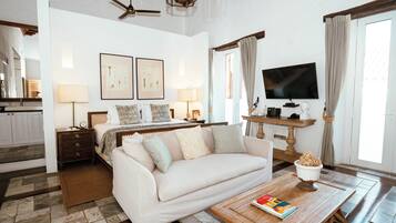 Suite | Egyptian cotton sheets, premium bedding, pillowtop beds, minibar