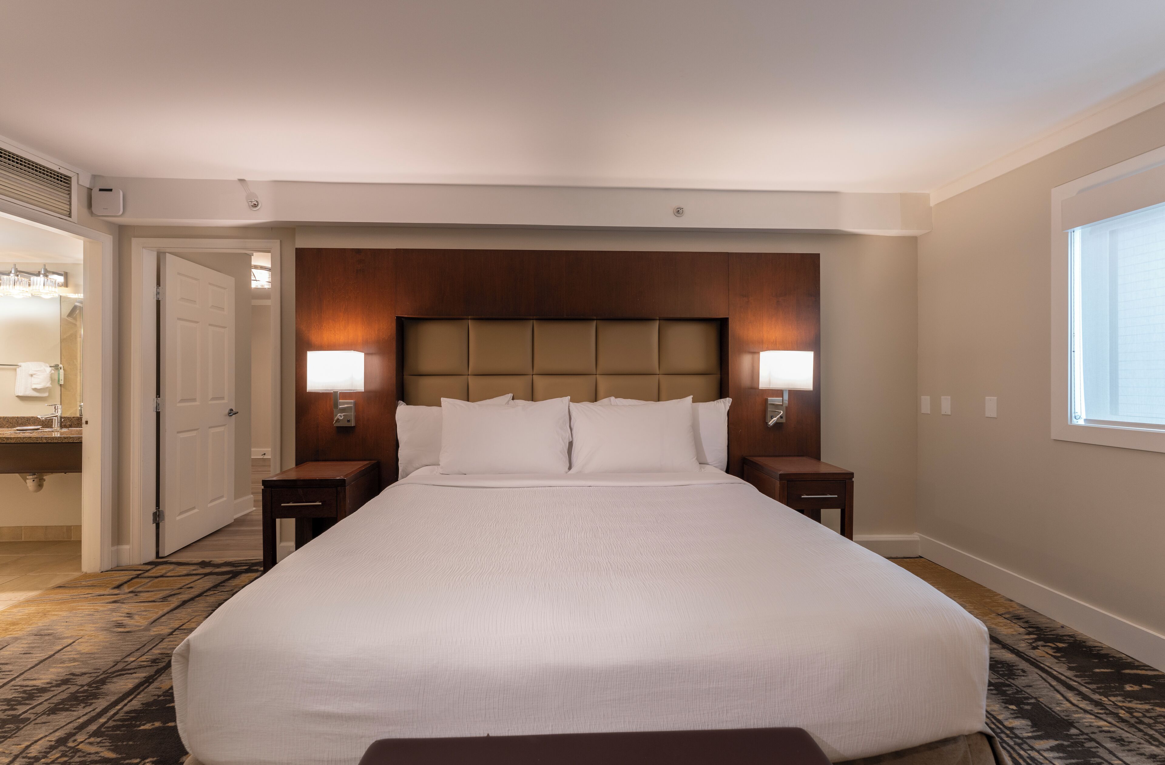 Premium bedding, pillow-top beds, in-room safe, desk