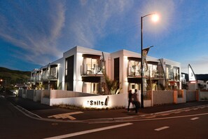 Front of property – evening/night