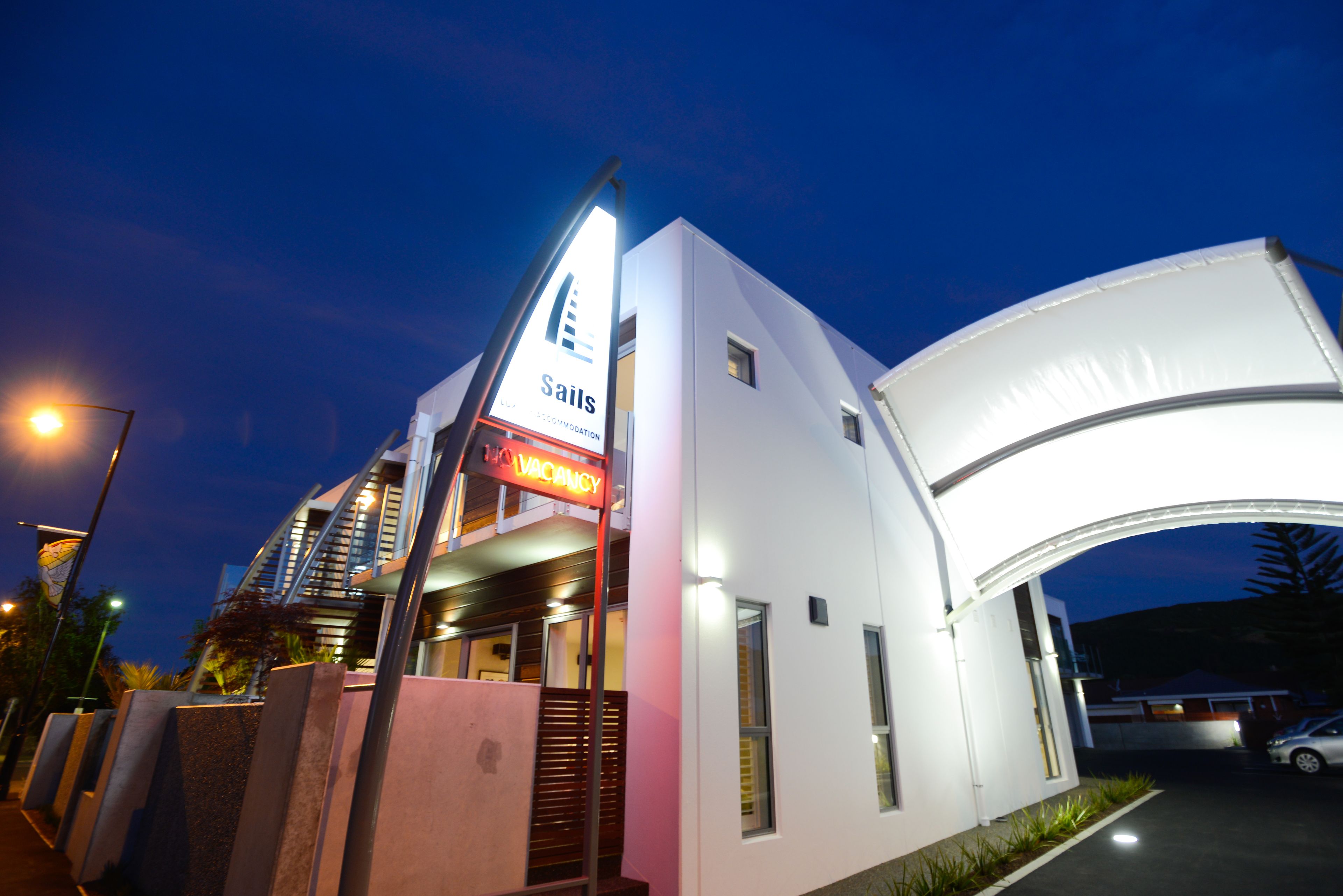 Fasade – kveld/natt