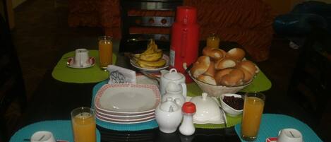 Daily English breakfast (USD 7.00 per person)