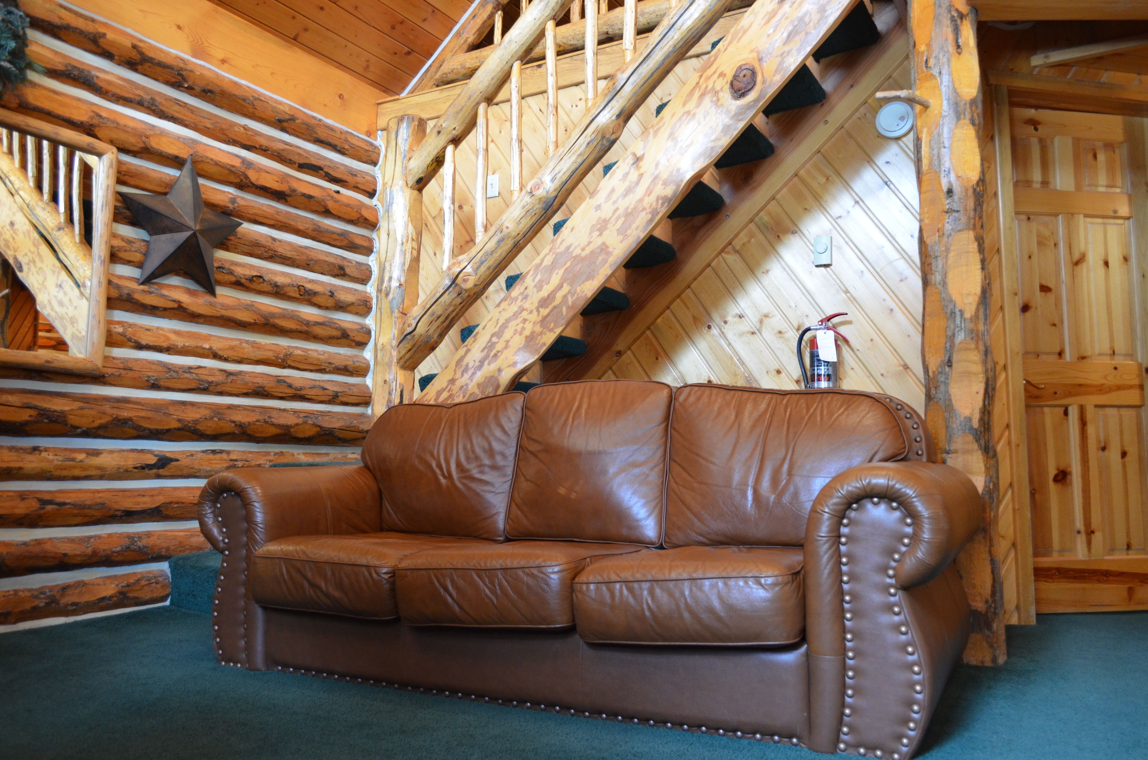 family cabin, 1 bedroom, kitchen (with loft) | living area | tv