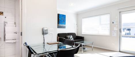 Apartment, 2 Bedrooms | Living area | 32-inch LCD TV with digital channels, TV, Netflix