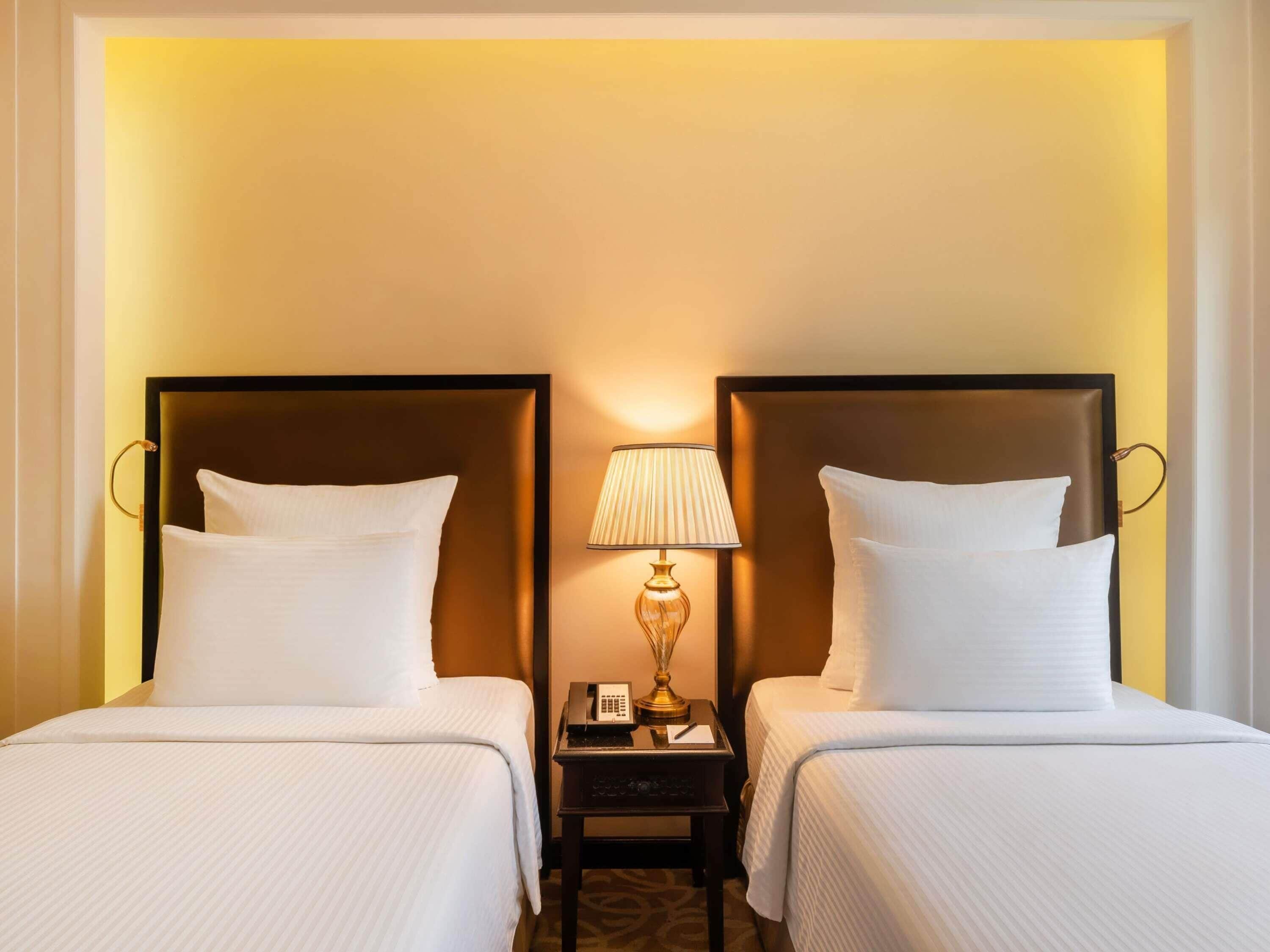 Premium bedding, memory foam beds, minibar, in-room safe