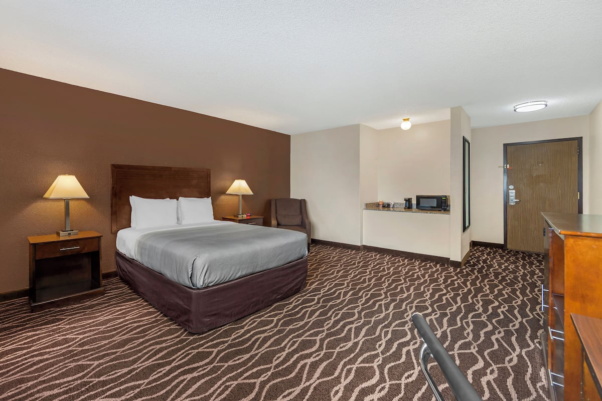 Room, 1 Queen Bed | Iron/ironing board, cribs/infant beds, rollaway beds, free WiFi