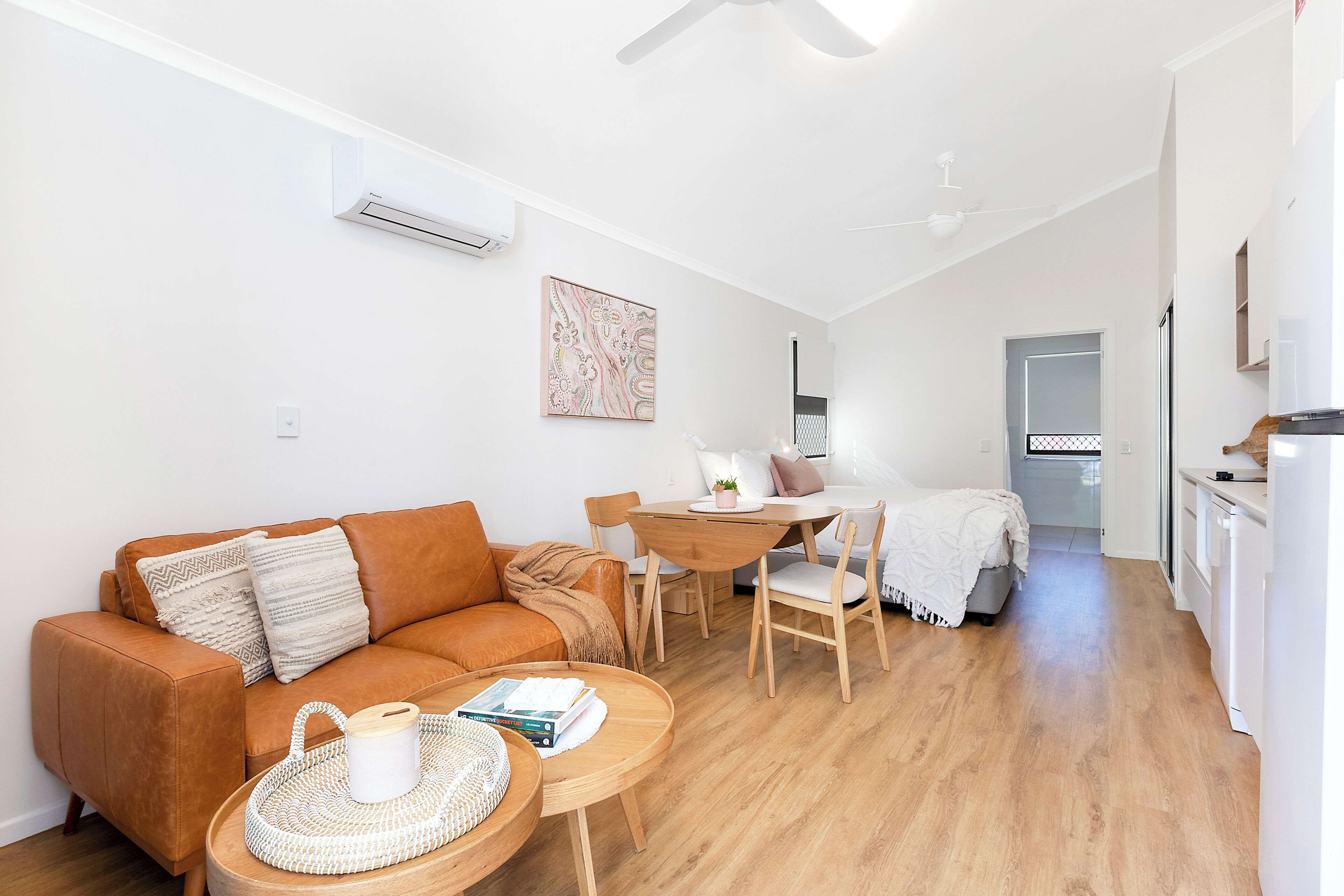 Premium Cabin - Sleeps 2 - Accessible - Dog Friendly | Living area