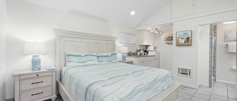 Suite estudio Deluxe, 1 habitación (1 King Bed- Harbor Cottage) | Ropa de cama de alta calidad, wifi gratis, ropa de cama