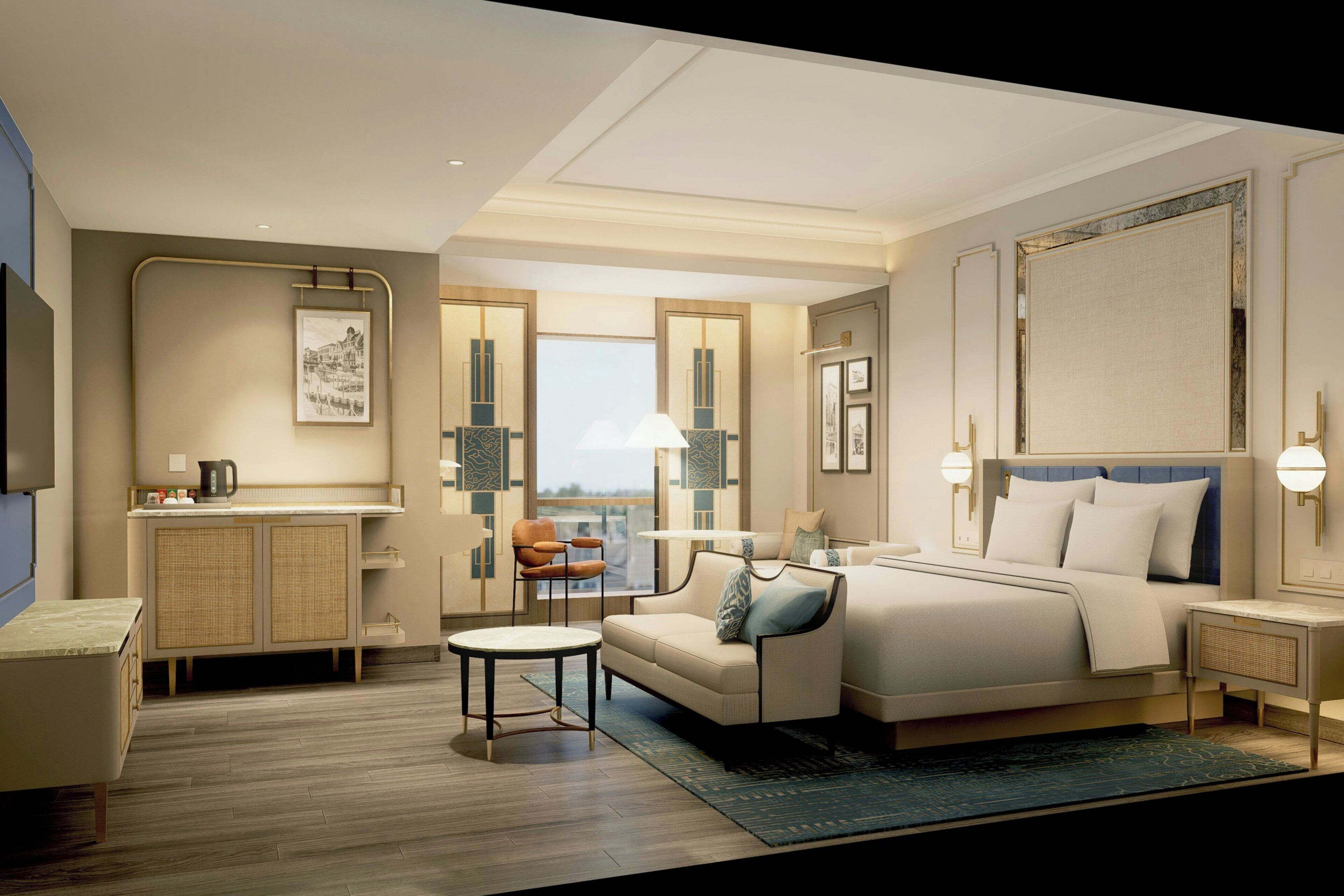 Grand Room, 1 King Bed | Minibar, in-room safe, desk, blackout curtains