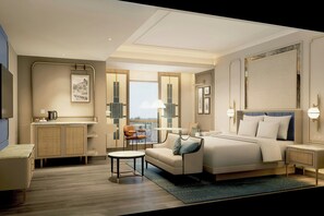 Habitación Grand, 1 cama de matrimonio grande | Minibar, caja fuerte, escritorio y cortinas opacas