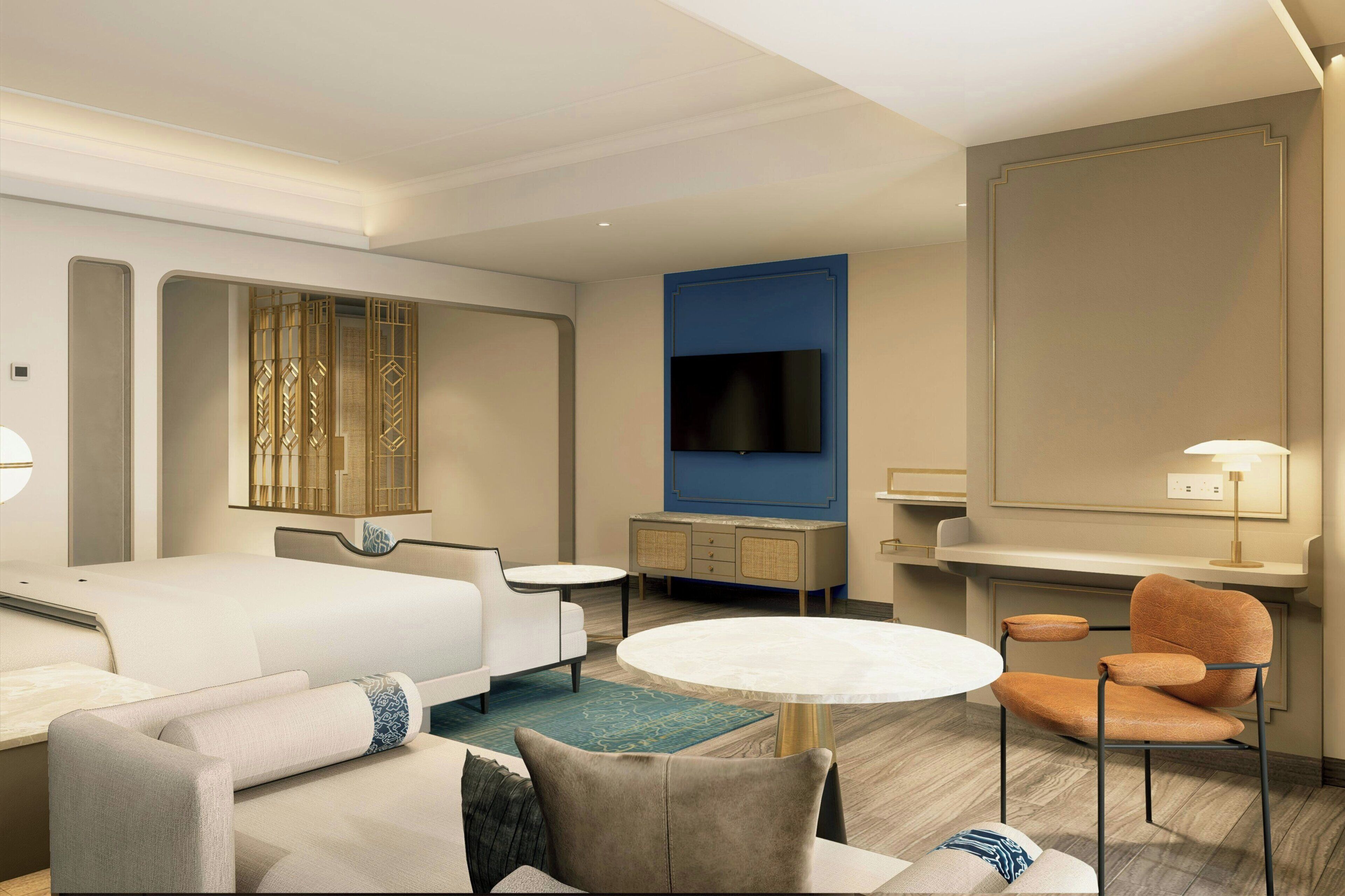 Grand Room, 1 King Bed | Minibar, in-room safe, desk, blackout drapes