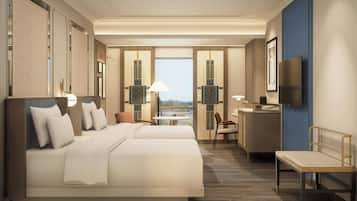 Deluxe Room, 2 Twin Beds | Minibar, in-room safe, desk, blackout drapes